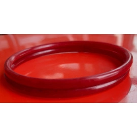 Pair of Red Pola Bangles 6 mm - PL2